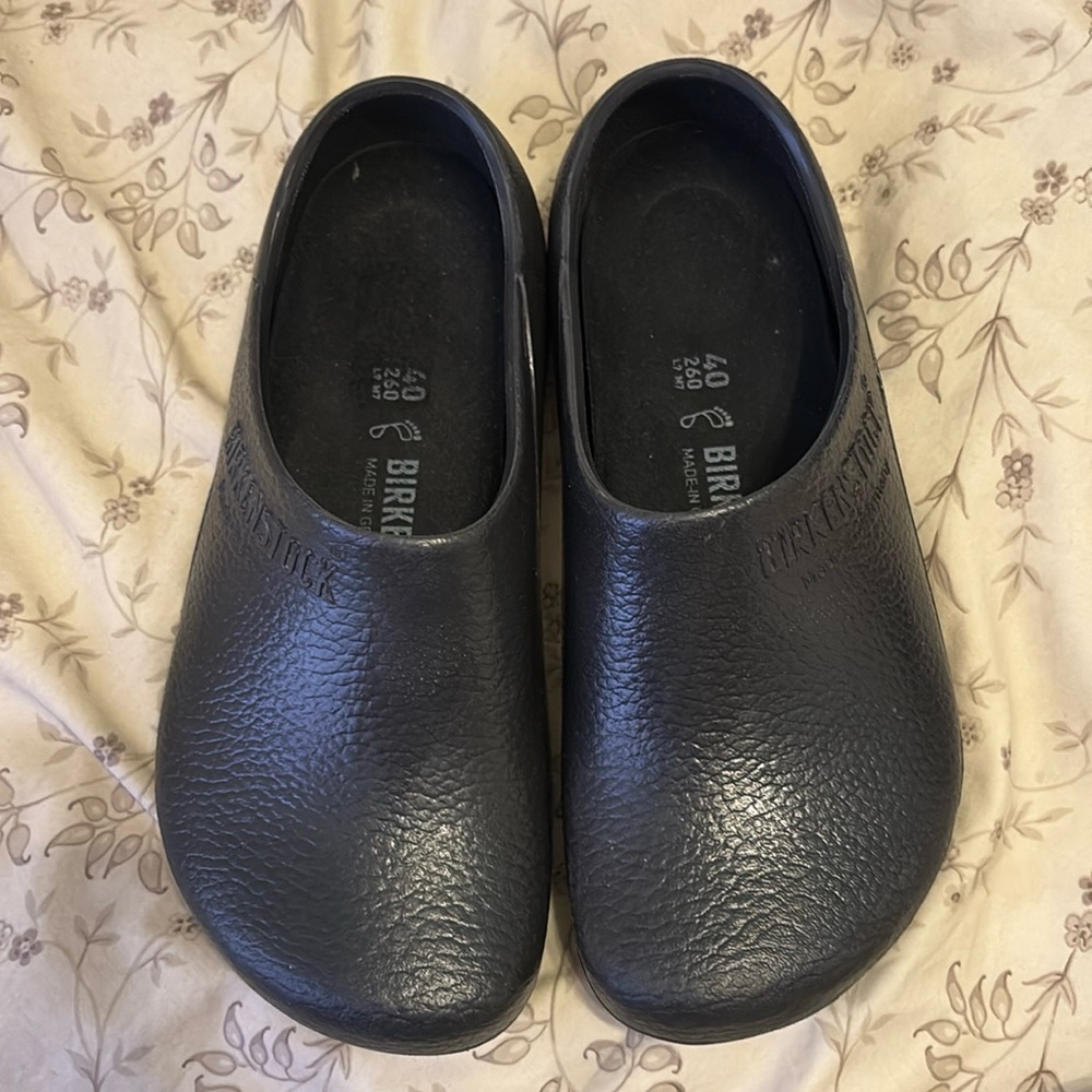 Birkenstock Dark Gray Mules